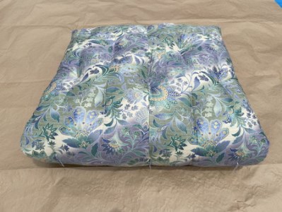 極上もめん綿入り敷布団 みやび柄 1枚 (青)【CW97W】