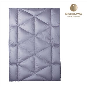 【 nishikawa / 西川 】 羽毛ふとん / ポーリッシュホワイトグースダウン93% / シングル / 配色 ブルー 【P267W】 羽毛布団 ふとん