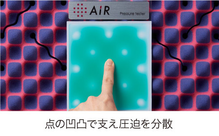 マットレス 西川 nishikawa HARD セミダブル サイズ エアー 03 ダークブルー P279W マットレス