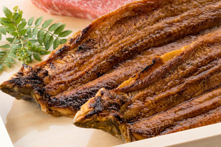 近江牛 赤身 スライス 400g うなぎ 蒲焼 2尾 セット 【D022W】 牛肉 すき焼き 国産 和牛 うなぎ