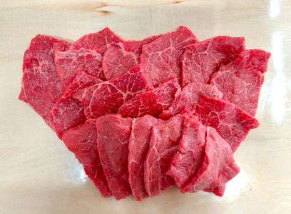 近江牛 厳選 赤身 焼肉 350g 冷蔵 寛閑観【FR14W】【 近江牛 】 牛肉
