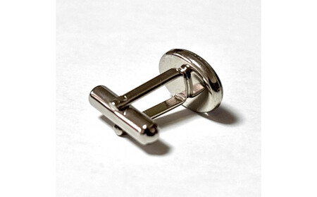 近江瑠璃細工「青の花しずく」タイピン＆カフスセット