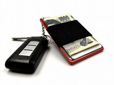 ミニ財布 ヌメロ(ブラック/ご希望のナンバー「0」)