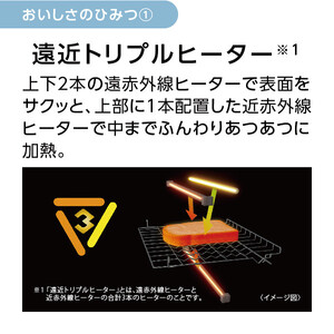 パナソニック オーブントースター NT-D700-W ホワイト