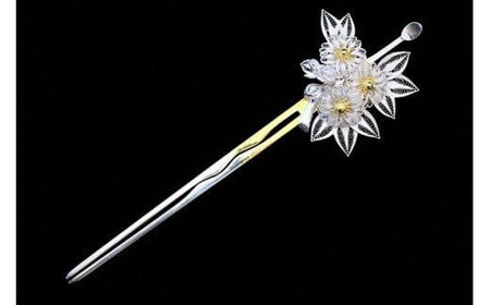 金銀細工かんざし【桜花（大）】