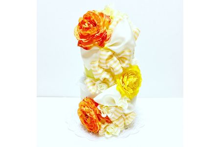 【2621-0008】おむつケーキ イエロー