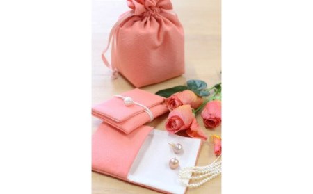 和ばら染め 「IKUENI（いくえに）」 ジュエリーふくさ 使用品種：かおりかざり  和ばら染め 伝統工芸品 濱ちりめん 最高級