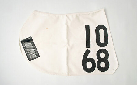 【JRA/日本中央競馬会】調教用ゼッケンを使用したバッグ【steed ハロン】 [BIAD017-1]