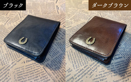 【選べるカラー】蹄鉄付き ハーフウォレット [BIAU081] レザー 財布