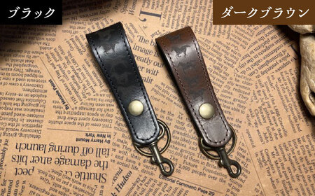 【選べるカラー】蹄鉄付き名刺入れ（ダークブラウン）＆馬九いくキーリング [BIAU020] レザー 名刺入れ