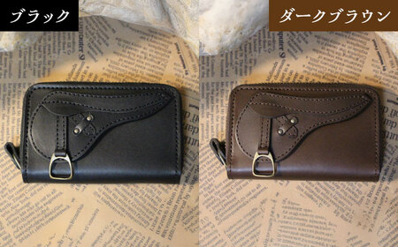 【選べるカラー】鞍型ラウンドファスナーコインケース [BIAU059] レザー コインケース