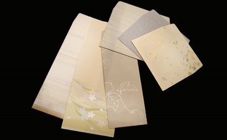 古梅堂オリジナル豆色紙セット、封筒セット