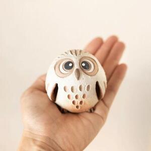 まんまるふくろう2号　hc-23　信楽焼・明山