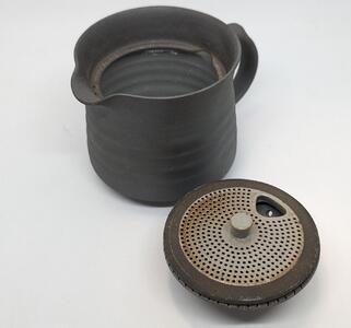 マイカフェポット S 焼き締めブラック