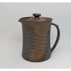 マイカフェポット M 焼き締めブラウン