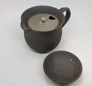 マイティーポット S 焼き締めブラック