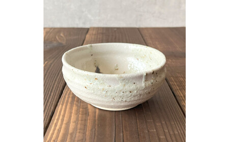 信楽焼　いろどり小鉢2個セット（白釉花曇り）