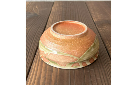 信楽焼　いろどり小鉢2個セット（緋色）