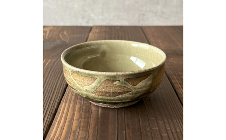 信楽焼　いろどり小鉢2個セット（織部）