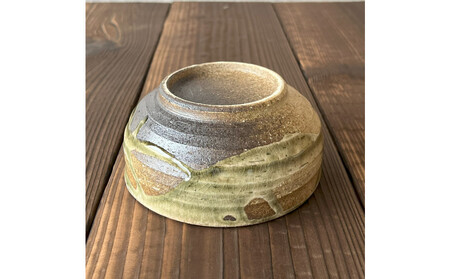 信楽焼　いろどり小鉢2個セット（織部）