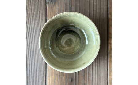 信楽焼　いろどり小鉢2個セット（織部）