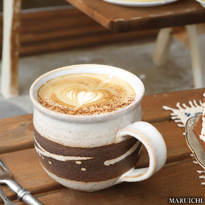 大容量たっぷり満水500ml 信楽焼 でかマグカップ（シフォン）