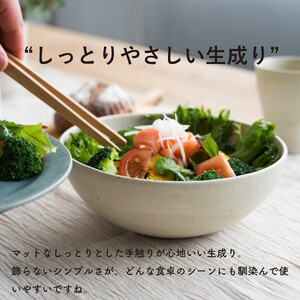 ボウルL(生成り)　s18-wa09-A7【信楽焼・明山】