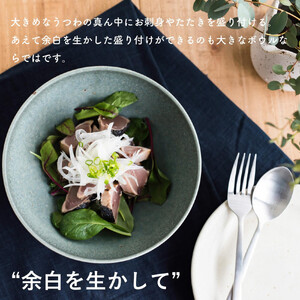 ボウルL  淡青磁2個セット s18-wa09-A8【信楽焼・明山】