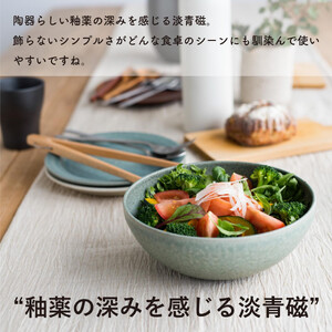 ボウルL  淡青磁2個セット s18-wa09-A8【信楽焼・明山】