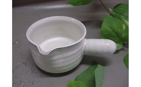 【信楽焼】白雲釉ドレッシングピッチャー 　　うつわ nwu-032　