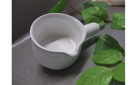 【信楽焼】白雲釉ドレッシングピッチャー 　　うつわ nwu-032　