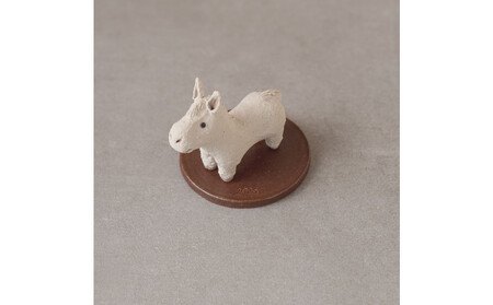 【信楽焼・明山】干支置物「仔うま(大)」単品 eto26-05