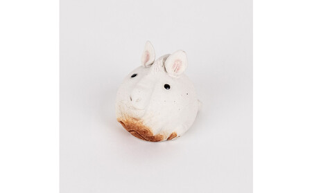 【信楽焼・明山】干支置物「大福うま」eto26-09