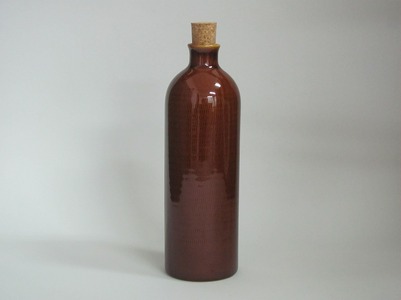信楽焼 魔法のボトル 飴釉（予備コルク付）
