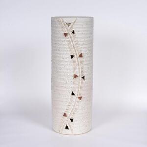 【信楽焼】トライアングル 傘立 (L) (523-04)