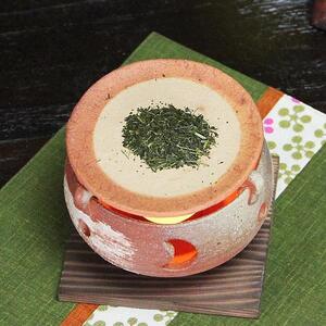信楽焼 火色灰吹茶香炉 アロマポット ロウソク10個セット