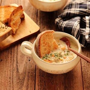 信楽焼 スープカップ 渕荒横彫 ２個セット【古谷製陶所】