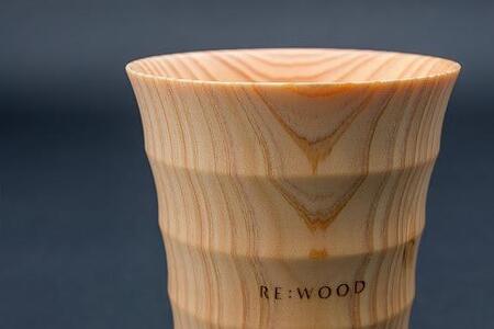 タンブラー  NAJIMU(L)  無垢材 びわ湖を育んだ滋賀県産 ヒノキ