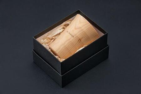 タンブラー  NAJIMU  (L) 2個セット 無垢材 びわ湖を育んだ滋賀県産 ヒノキ