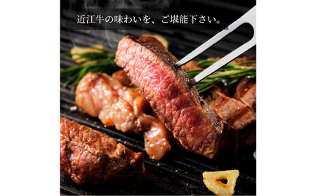 【ふるなびWEEK対象】近江牛 ロース ステーキ 150g×3枚 牛長商会 みんなのお肉本舗　FN-Limited-PR