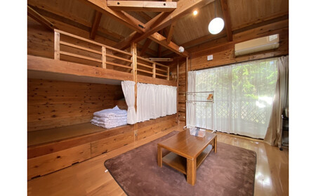 近江富士花緑公園 ロッジ 1棟貸切利用(対象:滋賀県以外にお住まいの方)