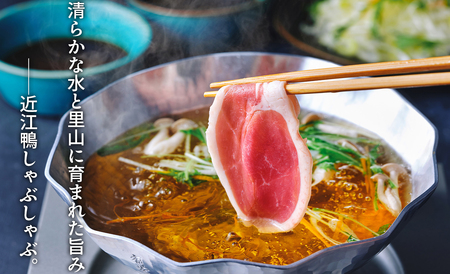 【A-245】グッドワン 近江鴨 しゃぶしゃぶ用(4~6人前)【高島屋選定品】