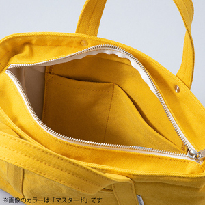 【J-433】HOSOIFUKUROMONO　キャンバストートＦＳ　マスタード［高島屋選定品］
