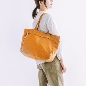 【J-444】HOSOIFUKUROMONO　ワイドトートバッグ　ブルー［高島屋選定品］