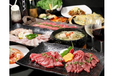 【浅草】一頭買焼肉 玄 特産品ランチコース 4名様（1年間有効） お店でふるなび美食体験 FN-Gourmet264148