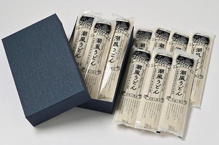 【北海道とままえ産小麦「春よ恋」使用】とままえ潮風うどん　150g×10束