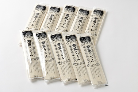 【北海道とままえ産小麦「春よ恋」使用】とままえ潮風うどん　150g×10束
