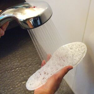 高反発ブレスエアーR製「インソール」5足セット 日本製 近江化成工業株式会社 滋賀県 東近江市 A-G22 洗える 蒸れない 抗菌 防臭 足ムレ対策 水虫予防 立ち仕事 足裏快適 高通気 衝撃吸収 スニーカー ブーツ 安全靴 革靴