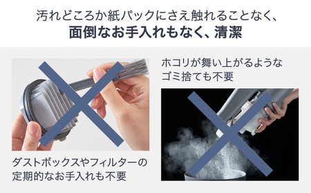 【掃除機】紙パック式 コードレススティック 掃除機 【MC-PB61J-A 】Panasonic AC-B03