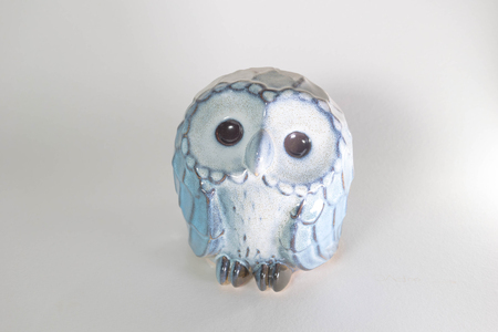 フクロウ置物「市福」（大) 株式会社 布引焼窯元 滋賀県 東近江市 AG05